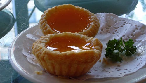 Chinese Egg Tarts with Flakey Pastry